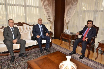 ZİRAAT BANKASI BÖLGE MÜDÜRÜNDEN SAYIN VALİMİZE ZİYARET