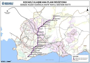 Gebze’ye LRT-Metro fizibilitesi hazırlanacak