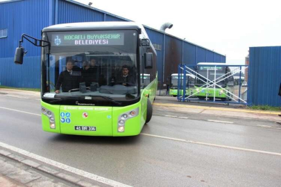 Yeni otobüsler 1 Şubat'ta seferlere başlıyor