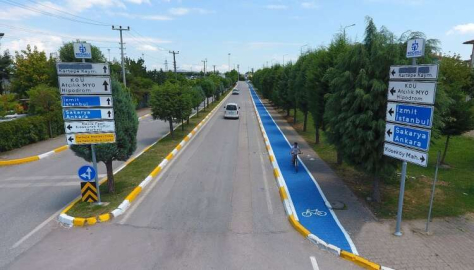 KARTEPE’DE MASMAVİ BİSİKLET YOLLARI