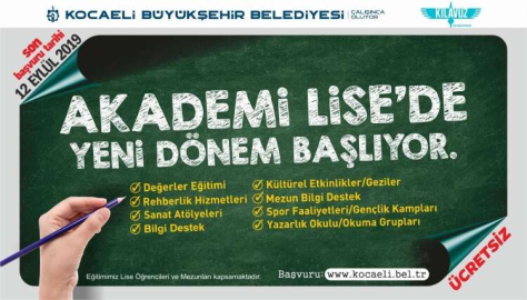 Akademi Lise’de yeni dönem başlıyor