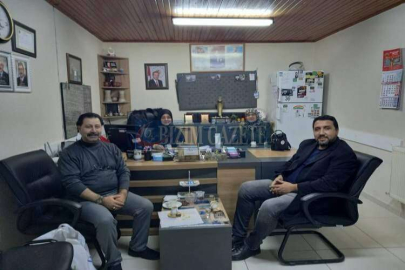 Veli Yıldız; Muhtar Salih Yolcu’yu ziyaret etti