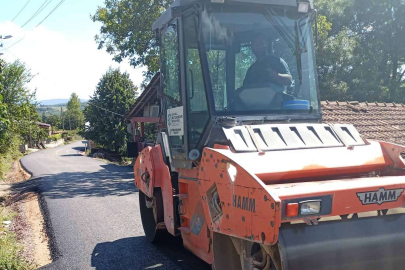 Büyükşehir kendi ürettiği asfaltı kullanıyor