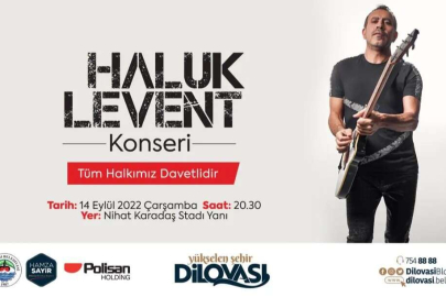 Haluk Levent konser için Dilovası’na geliyor