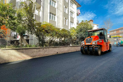 Zemzem Sokak’a 2.500 ton asfalt