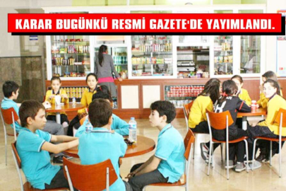 OKUL KANTİNLERİNİN KİRA ARTIŞI % 25 İLE SINIRLANDIRILDI