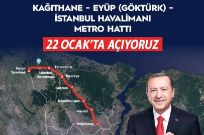 CUMHURBAŞKANI ERDOĞAN'IN KATILIMIYLA KÂĞITHANE-HAVALİMANI METROSU AÇILIYOR