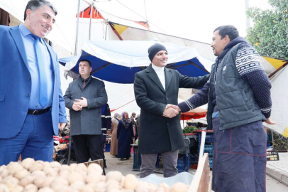 Başkan Söğüt’ten pazar ziyareti