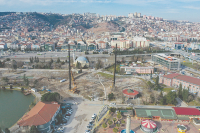 İZMİT MİLLET BAHÇESİNDE ÇALIŞMA DEVAM EDİYOR