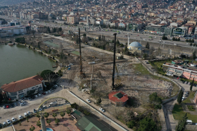 İzmit Millet Bahçesinde çalışma devam ediyor