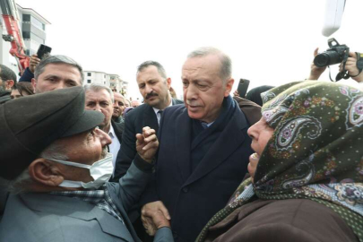 CUMHURBAŞKANI ERDOĞAN, MÜSİAD KONTEYNER KENTİNİ ZİYARET ETTİ