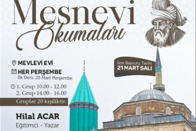 Büyükşehir’den Mesnevi Okumaları