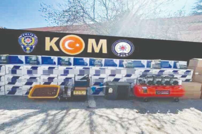 KÖRFEZ'DE MİLYONLARCA MAKARON ELE GEÇİRİLDİ