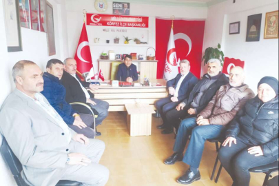 SAADET’TEN MİLLİ YOL PARTİSİNE ZİYARET