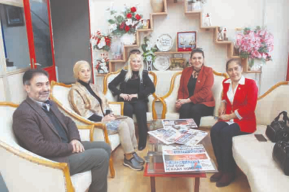 İYİ KADINLARDAN GAZETEMİZE ZİYARET