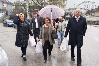 YÜKSEL ERCAN'I SAĞANAK YAĞMUR BİLE DURDURAMADI