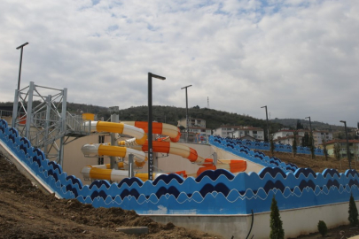 ÇİFT KAYDIRAKLI AQUAPARK YAZA HAZIRLANIYOR