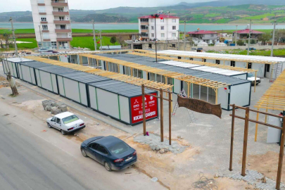 Pazarcık’ta Kocaeli Çarşısı hızla yükseliyor