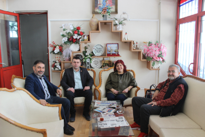 MUHTARLARDAN, GAZETEMİZE ZİYARET