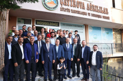 Ağrılılar, Milletvekili Yaman’ı ağırladı