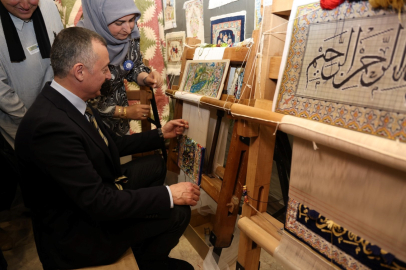 Büyükakın Körfez'de Tezgahın başına oturdu