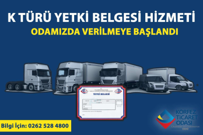 KTO, K TÜRÜ YETKİ BELGESİ HİZMETİ VERMEYE BAŞLADI