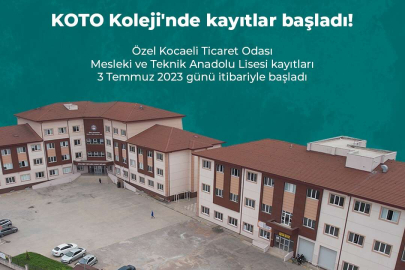 KOTO’nun okuluna kayıtlar başladı:  Acele edin, hayata bir adım önde başlayın