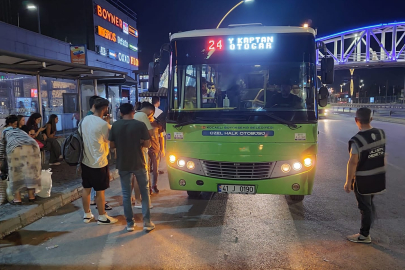 Büyükşehir’den toplu taşıma araçlarına denetim