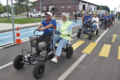 Özel öğrenciler Trafik Eğitim Merkezi’nde  hem eğlendi hem öğrendi