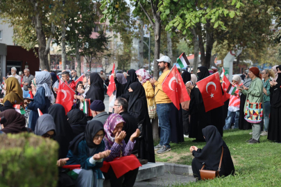 Körfez’de, Gazze’ye destek mitingi düzenlendi