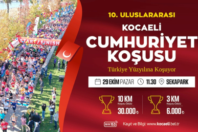 100. yılda 100 dalgıç su altında Türk Bayrağı;  Kocaeli “Türkiye Yüzyılına Koşuyor”
