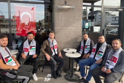 AK Gençler’den Filistin protestosu