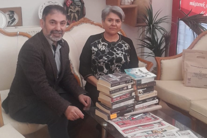 Dernek Başkanı’ndan kitap desteği