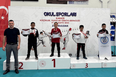 Genç karateci Türkiye’nin gururu oldu