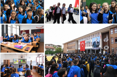 İlk ders 'yeşil vatan' temasıyla başladı