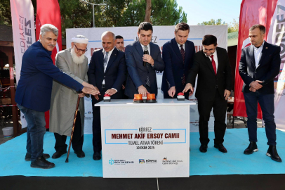 Mehmet Akif Ersoy Camii’nin temeli atıldı