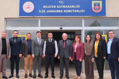 Bursa'da Şadi Özdemir’den Üsteğmen Önderışık’a ziyaret