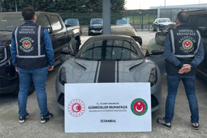 İstanbul’da 288 milyon TL değerinde 10 lüks araca el konuldu!