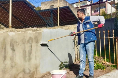 Körfez Belediyesi’nden okullara estetik dokunuş