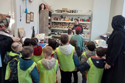 İZGİM, minikleri Çocuk Kütüphanesi'nde ağırladı