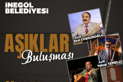 Bursa İnegöl yeni yılın ilk etkinliğinde 'Aşık'ları buluşturuyor