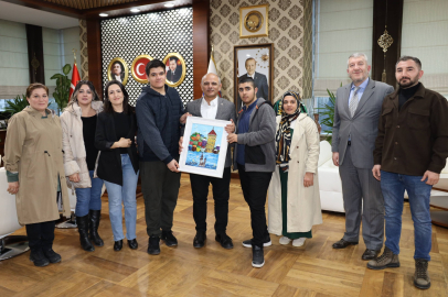 Başkan Söğüt'e yılın son gününde ‘özel’ ziyaret