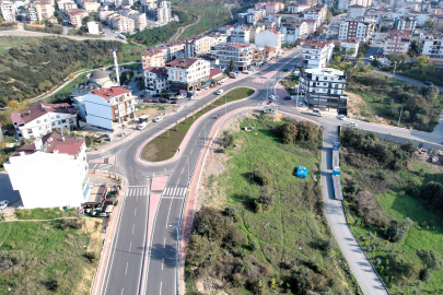 Gebze’de trafik dönel kavşaklarla rahatlıyor