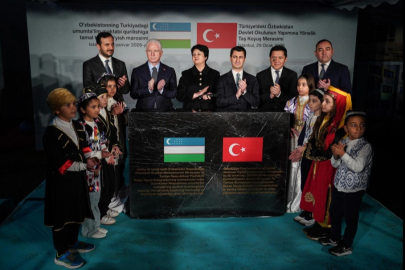 Türkiye’deki Özbekistan Devlet Okulu’nun yapımına yönelik 'Taş Koyuş' merasimi düzenlendi