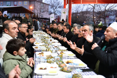Panayır’da Ramazan sofrası kardeşliği büyüttü