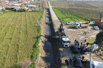 Manisa Saruhanlı'da dere temizlik seferberliği