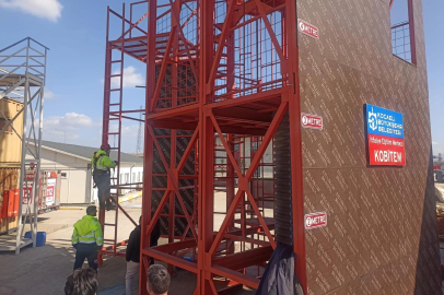 Kocaeli Büyükşehir personeline 'yüksekte çalışma' eğitimi