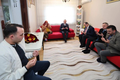 Başkan Büyükakın’dan şehit ailesine bayram ziyareti