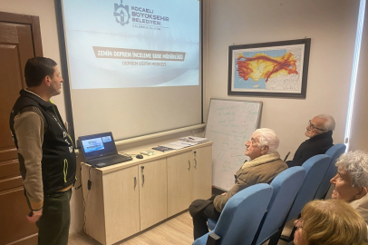 Kocaeli'de 65 yaş üstüne simülasyonlu deprem eğitimi