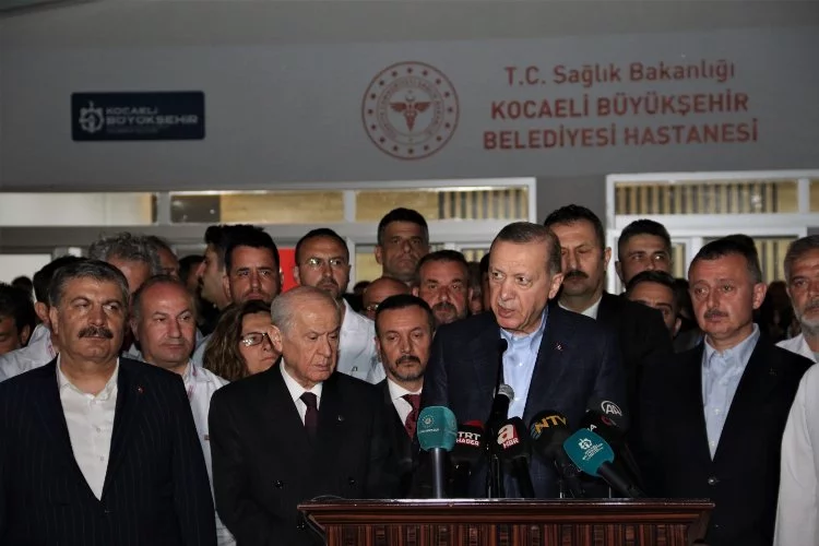 Cumhurbaşkanı Erdoğan, Başkan Büyükakın'a takdirlerini iletti